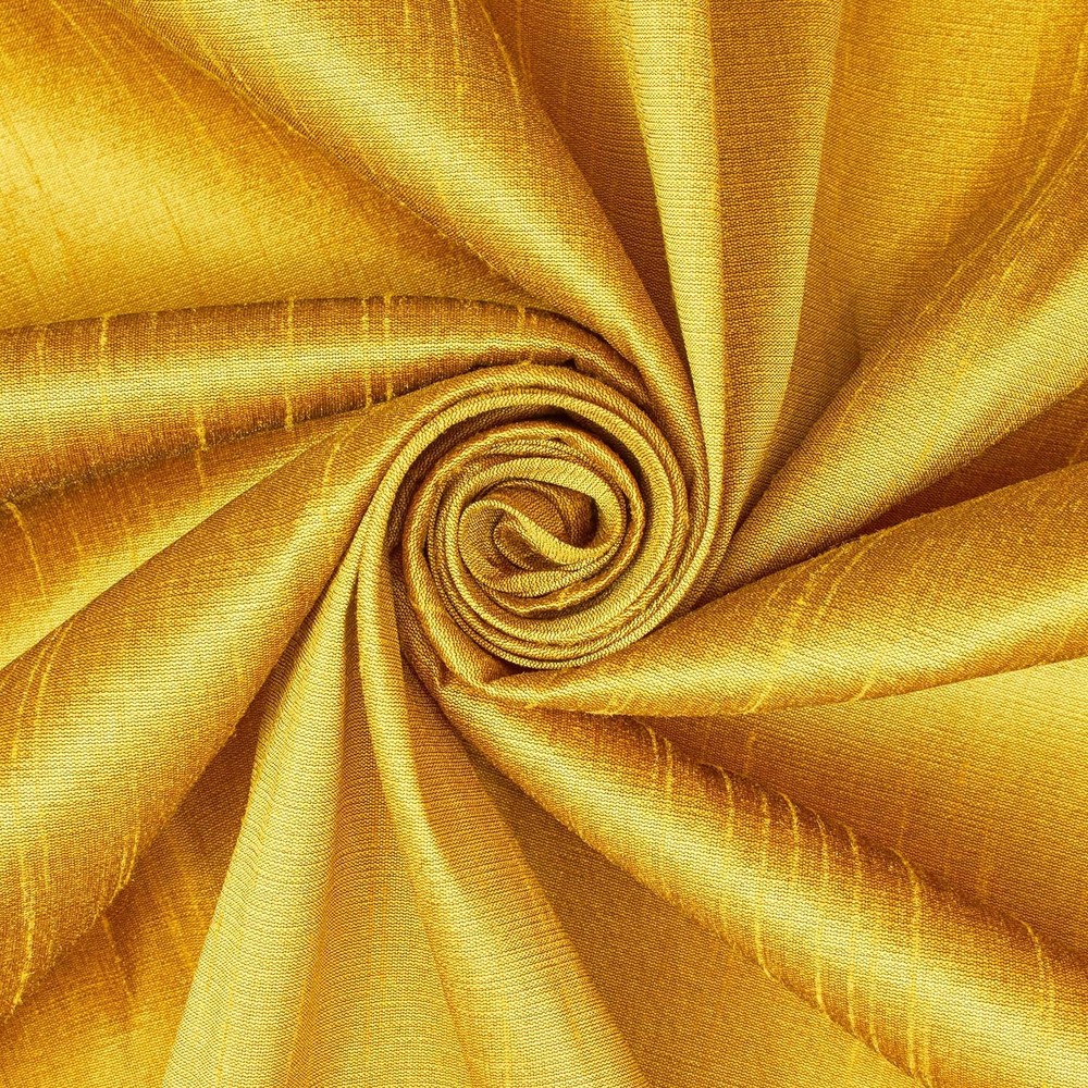 Silky Dupioni Fabric 30 Momme Faux Raw Soft Woven 100% Polyester By The Yard