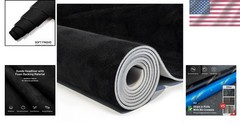 Soft Black Suede Auto Headliner Material 96″x60″ – Tube Packaged for Easy Use