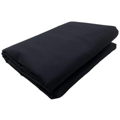 10 Yards Black Muslin Fabric – 100% Cotton Medium Weight