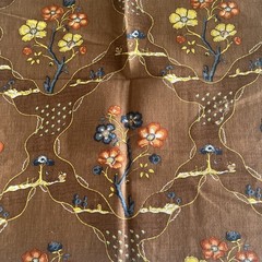 Brunschwig & Fils BURGER PARIS “ Myrtil “vintage trellis fabric 54×25 New