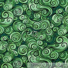 BonEful Fabric FQ Cotton Quilt Green Apple Tree Red Camping Tent White Flower US