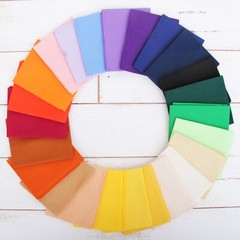 Premium Cotton Quilting Fabric in 37 Solid Colors – Sold By The Yard