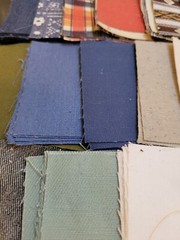 Vtg Pre-cut Quilting Squares LOT 3.5″