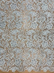 Maggie LIGHT BLUE Guipure Venice Heavy Lace Fabric by the Yard – 10019