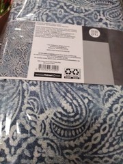 Better Homes & Gardens 100% Cotton Paisley Blue 4 Yards Precut Fabric