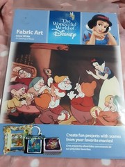 New in factory sealed package Disney Snow White and the Seven Dwarfs Fabric Art