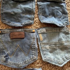 Denim Jean pockets for crafting and sewing projects, Levi, ariat, wrangler, AE +
