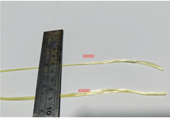 1414 Aramid Fiber tow Filament Yarn 200D 1000D 1500D Fabric Packing Woven