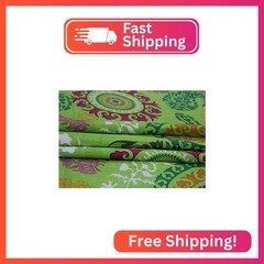 Indian Hand-Block Printed Jaipuri Sujani Floral Print Ethnic Sanganer Kurti Prin