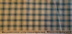 Vintage 90’s Concord Sharon Kessler Ruffled Feathers Cotton Fabric Feedsack 1 Yd