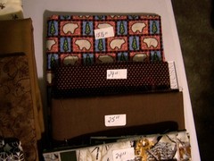 Huge Lot Quilters Cotton Prints & Solids Fabric Approx. 20+ yards Browns, Gold