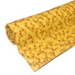 1 Yard – Cotton Fabric Charm Bee Honeycomb Precuts Fabric (Great for Quilting…