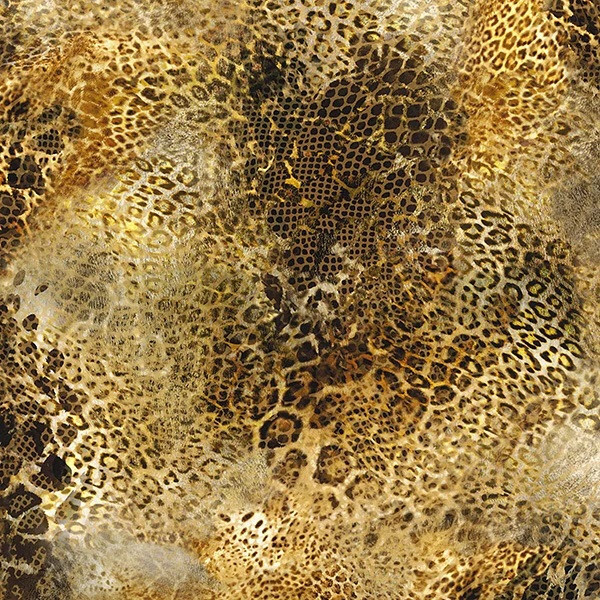 Wild Cheetah print Cotton Quilt fabric Hoffman BTY S4823-712 animal