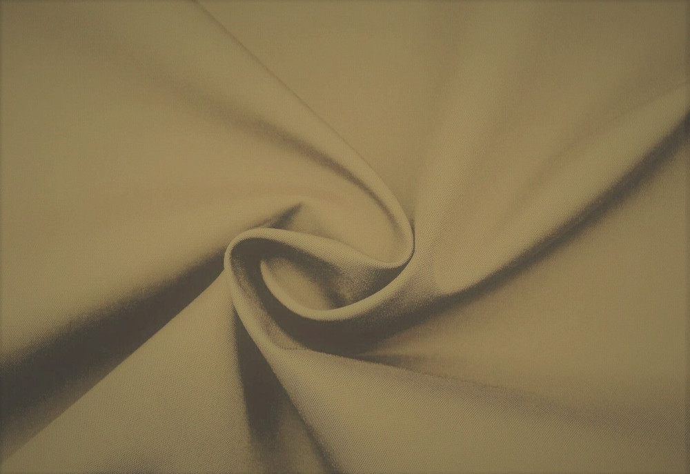 WATER PROOF SAND / BEIGE COLOUR COTTON BLEND THERMAL FABRIC MADE IN ITALY C64