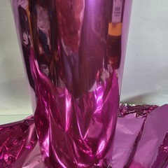 Masive 250 Yards X 25″ Ultra Thin Reflective Metallic Film Roll Magenta/ Yellow