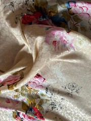 Authentic and rare Top Italian designer luxury dress fabric. Made in Italy