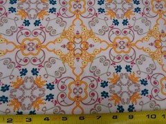 ART GALLERT FABRICS SOHO DANDY DAYTIME DESIGN – Very Cute 1 Yard Piece