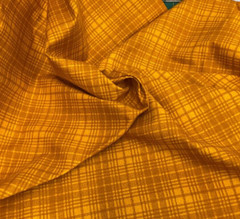 BENARTEX- A WOOLY AUTUMN #09615-32-PLAID GOLD BY CHERYL HAYNES- ONE YARD