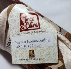 Lot of 3 RJR Fabrics Thimbleberries Twice the charm rolls. Please read.