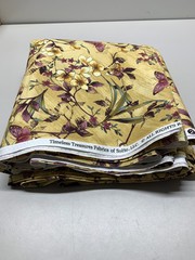 Timeless Treasures Fabric Sofia-C 2417 Butterflies Birds Flowers 5 Yd 20”