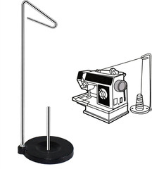 Universal Thread Stand Single Cone Spool Holder Metal Base Sewing Embroidery