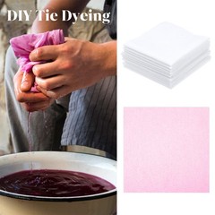 20 PCS 10×10 Inch White Fabric Squares Cotton Precut Sewing Quilting Craft
