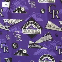 Sports Cotton Fabric by the ½ yard- Baseball Teams