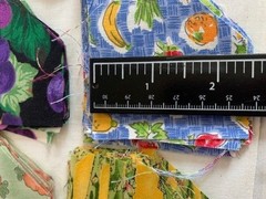 Quilting Fabric Squares 2.5″ Set of 297 Assorted Patterns Colors