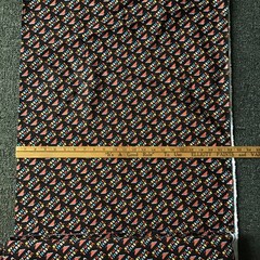 Wonder Woman Character Logo 100% COTTON FABRIC Black 44″ wide 1.8 yards piece