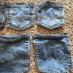 Denim Jean pockets for crafting and sewing projects, Levi, ariat, wrangler, AE +