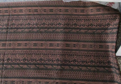 3 yard 20″ x 44″ Quilt Fabric Jeweled Essentials Brown flowers Avlyn Studios