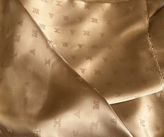 Gorgeous Original Max Mara Lining Fabric, Golden Brown 3.40m/ 150cm Fabric