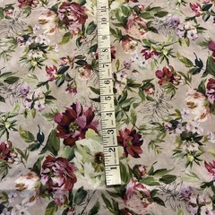 The Fabrics Store Fabric Faille Simone Parchment 100% Cotton 40” X 58”