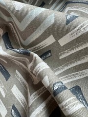 Dancer Driftwood Chevron Blue Gray – Premier Prints Cotton Canvas Fabric