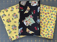 LOT OF Beautiful Rare Vtg MARY ENGELBREIT & HOFFMAN COTTON QUILT FABRIC ~ BUNDLE