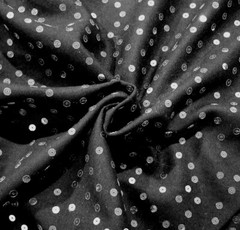 Black Fine Wool Crepe Suiting with Clear Sequins – So Pretty!