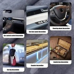 20X30Cm 50*143Cm Suede Fabric Self-Adhesive Adhesive Cloth for Car Interior Mod