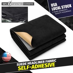 Car Headliner Fabric Suede Fabric 80″×60″ for Interior Headliner Cards Door Dash