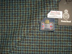 HARRIS TWEED 100% WOOL “HAND WOVEN tweed” JACKETING FABRIC MADE IN SCOTLAND -2 m