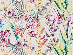 HARLEQUIN CURTAIN FABRIC DESIGN Paradise 3.5 METRES PAPAYA/FLAMINGO/APPLE
