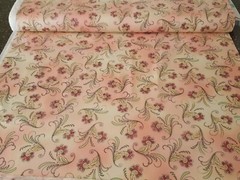 Sophia BTY Studio 8 Quilting Treasures Coral Pink Cream Blender Floral