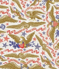 250 Years Of America•Eagles, Patriotic Eagle Fabric! 1yd BTY•Cotton•Fast Ship!