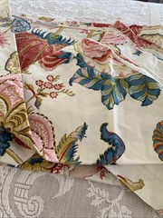 1980s Waverly Fabric Bi Centennial Heirlooms Birds Berries Floral *PLEASE READ*
