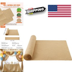40 Inch by 150 Feet Burlap Roll Natural Jute for DIY Crafts and Home Decoration