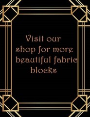 Fabric Art Quilt Block – Shabby Vintage Sewing Machines – 100% Cotton – SEW003