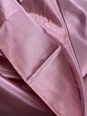 Vtg 1960s Silky Polyester Nylon Satiny Shiny Pink Dress Fabric 4yds