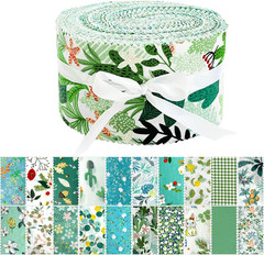 80 Upgraded Precut Strip Jelly Rolls Fabric Strips for Quilting Clearance, 20 As