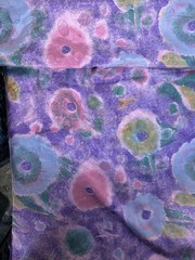 Multicolor of Lavender Floral Print Fabric Sold by the Yard 44″ wide