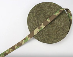 50M Digital Camouflage Webbing Non-elastic Edging Strips 2.0/2.5/3.8/5.0cm Width