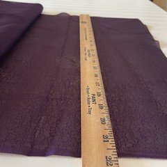 SILK PURPLE FABRIC 10 Yards x 21 Inches Wide or 360 Inches x 21 Wide